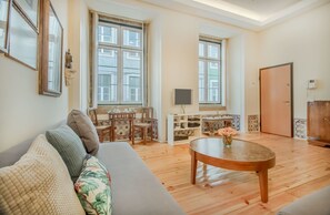 Apartment, 1 Bedroom | Living area | Flat-screen TV - Correeiros Downtown - Historic Lisbon Apartment (Lisbon)