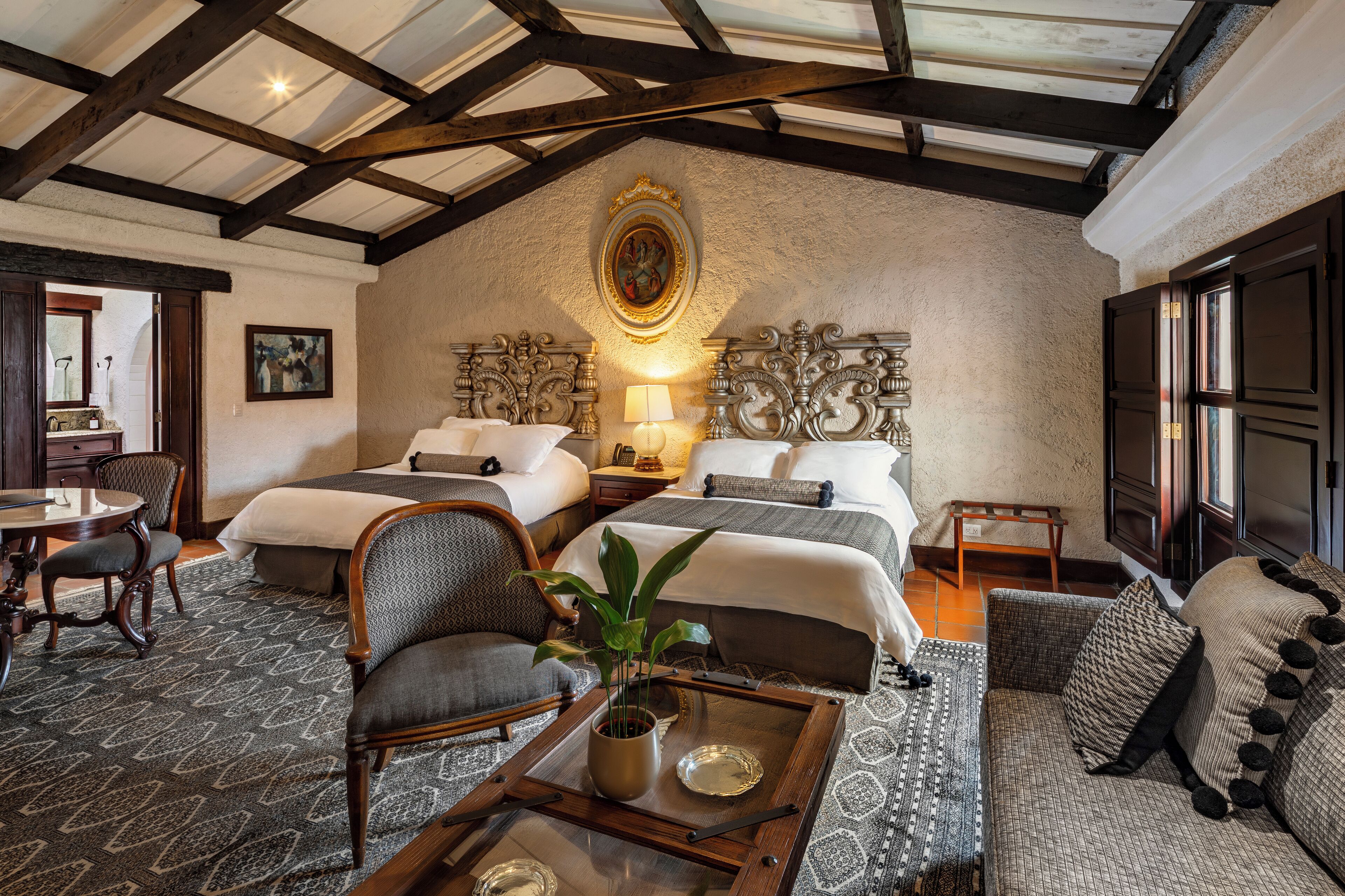 master suite, 2 queen beds, no. 2 & 9 | premium bedding, minibar, in-room safe, individually decorated