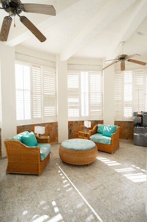 Romantic Studio Suite, Ocean View | Living area - Hotel Rancho Buena Vista (Buenavista)