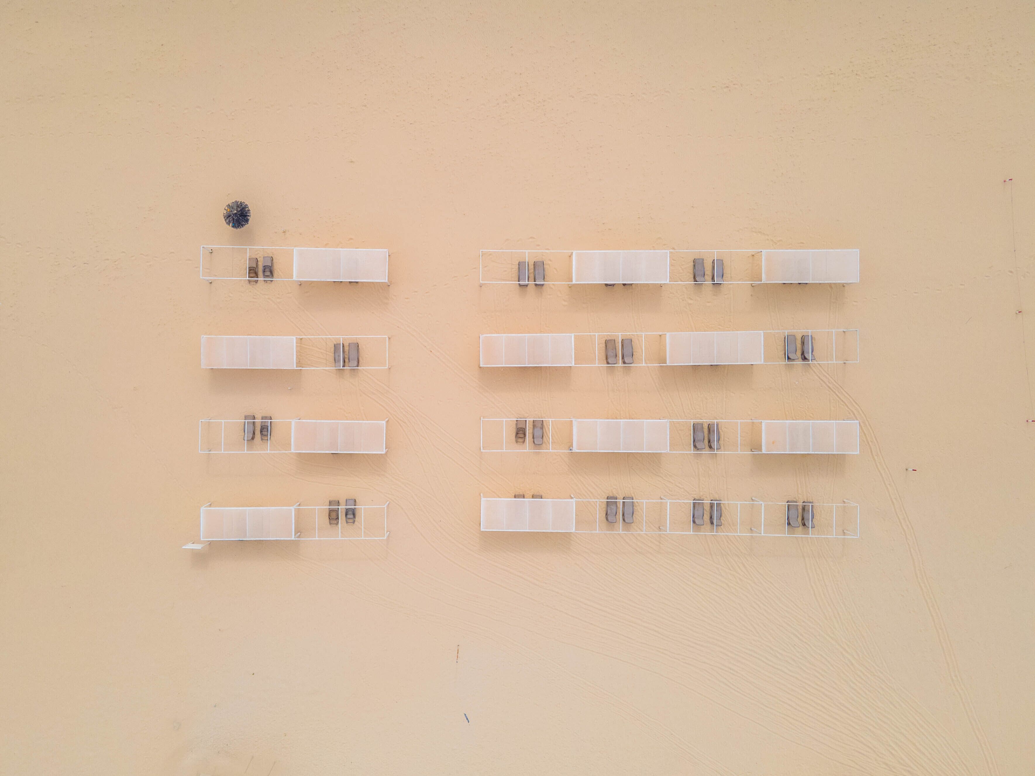 private beach nearby, white sand, sun-loungers, beach umbrellas