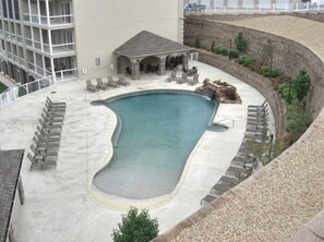 Piscine extérieure, piscine chauffée