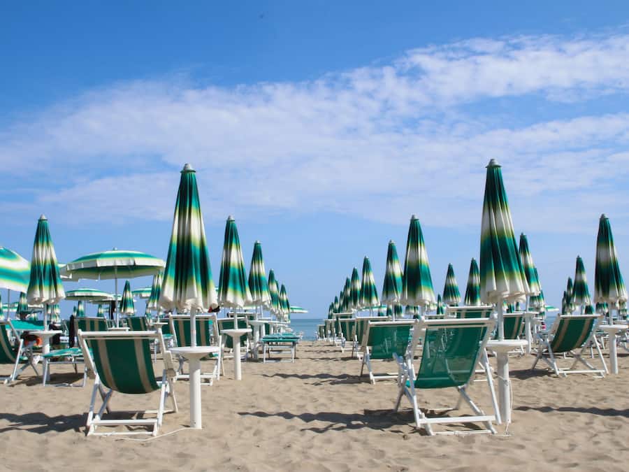 Privatstrand in der Nähe