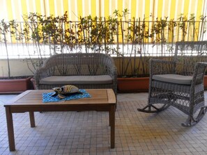 Apartemen, 2 kamar tidur | Teras/patio