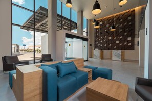 Sitteområde i lobbyen