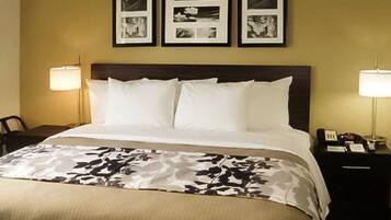 Room, 1 King Bed, Non Smoking | Desk, blackout curtains, soundproofing, iron/ironing board