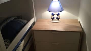 2 bedrooms, iron/ironing board, travel crib, free WiFi