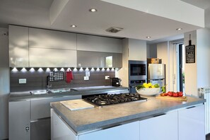 Coffee/tea maker, fridge, microwave, oven - Amazing penthouse with terrace, parking u.r. (Roma)