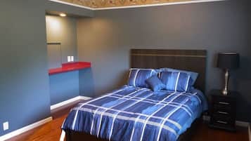 5 dormitorios, escritorio, tabla de planchar con plancha y wifi