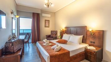 Chambre Standard Double ou avec lits jumeaux, vue mer