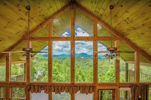 Interior - Mountain Charm: Mtn Views! Honeymoon, Resort Pool, Games, Hot Tub, Wifi and more (Sevierville)