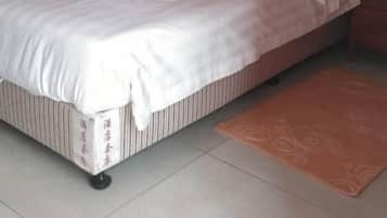 Suite | Premium bedding, Select Comfort beds, desk, blackout drapes