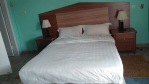 Room (Medium) | Premium bedding, Select Comfort beds, desk, blackout curtains - Hotel Du Littoral (Port Gentil)