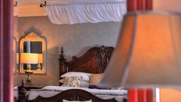 Individually decorated, desk, iron/ironing board, free cots/infant beds