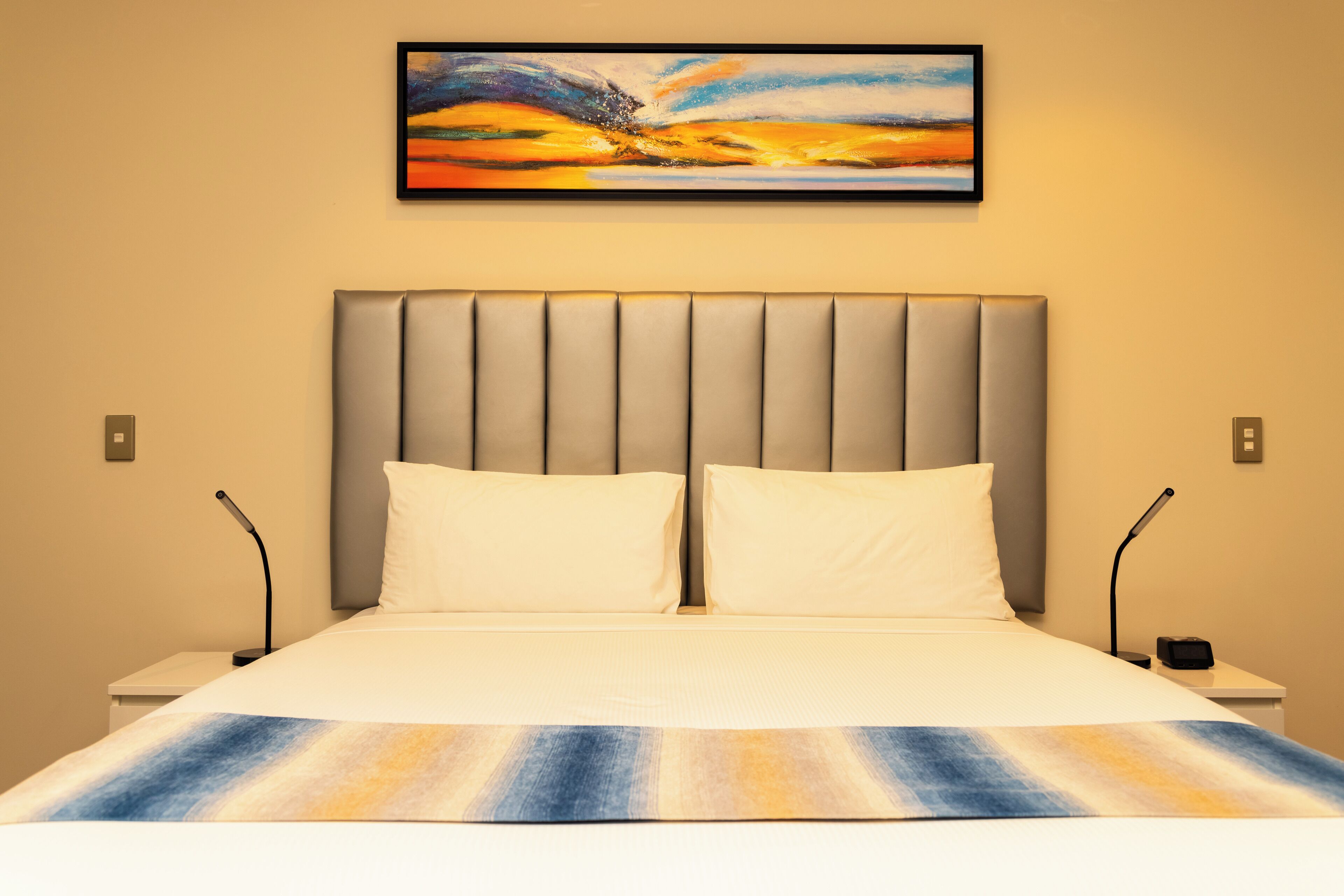 standard room, 1 king bed, accessible, kitchenette | desk, laptop workspace, free wifi, bed sheets