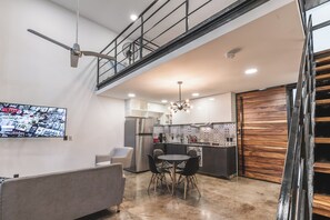 Loft, Multiple Beds, Non Smoking (Loft 202) | Living area | Smart TV