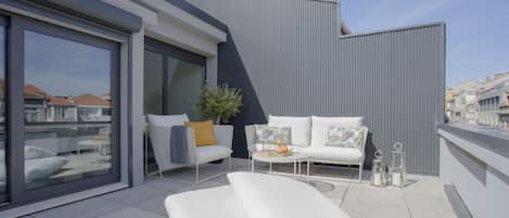 Penthouse Ville, 2 chambres | Terrasse/Patio