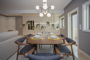 公寓, 2 间卧室 | 客房内用餐