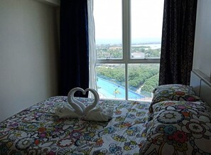 1 bedroom, in-room safe, WiFi, bed sheets