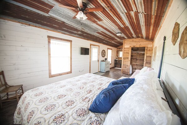 1 makuuhuone, vuodevaatteet