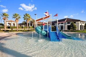 Una piscina riscaldata