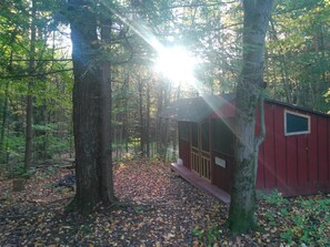 Exterior - Coyote's Den Rustic Cabin for Adventurous Camper (Freeville)
