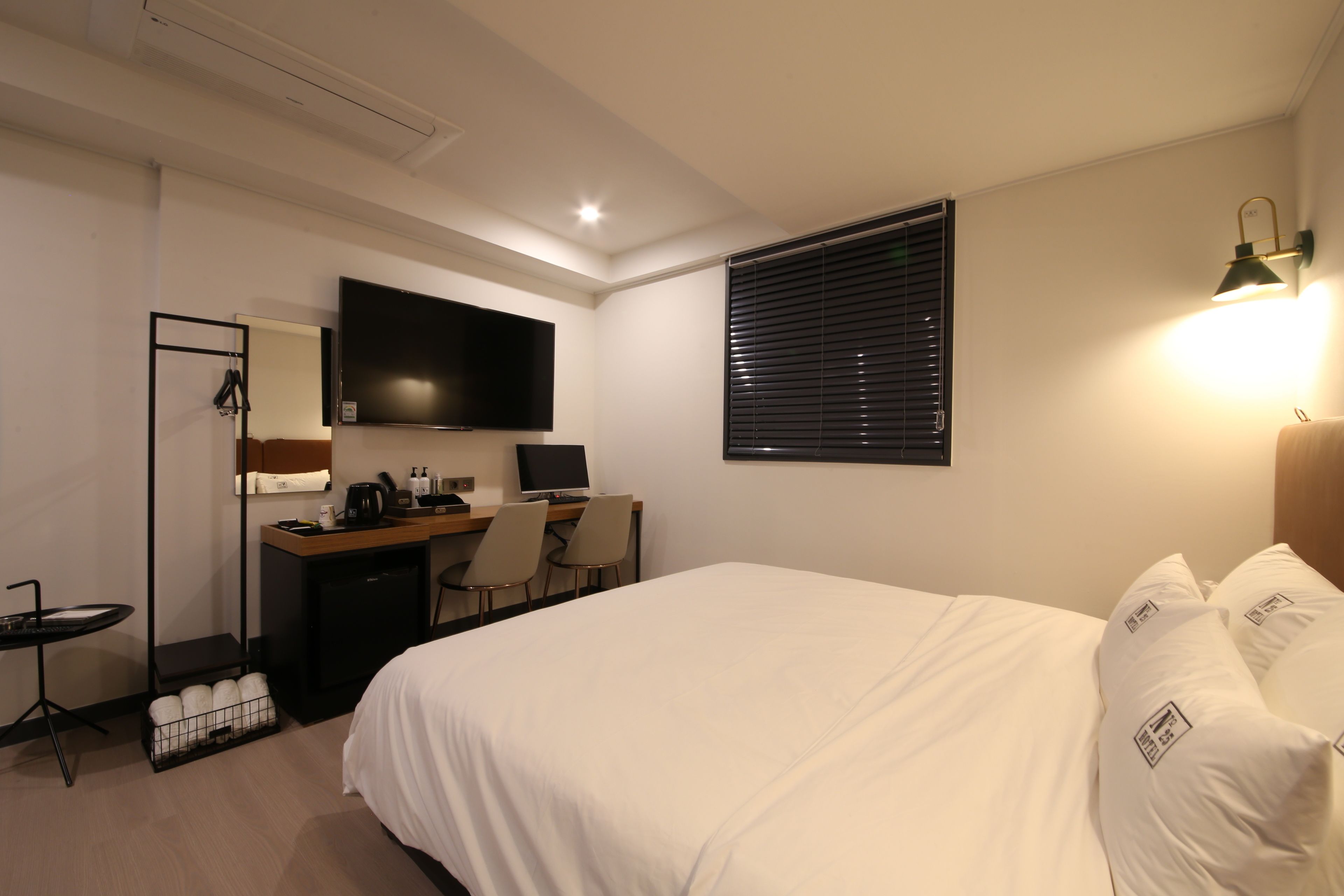 a standard double room | blackout curtains, free wifi, bed sheets