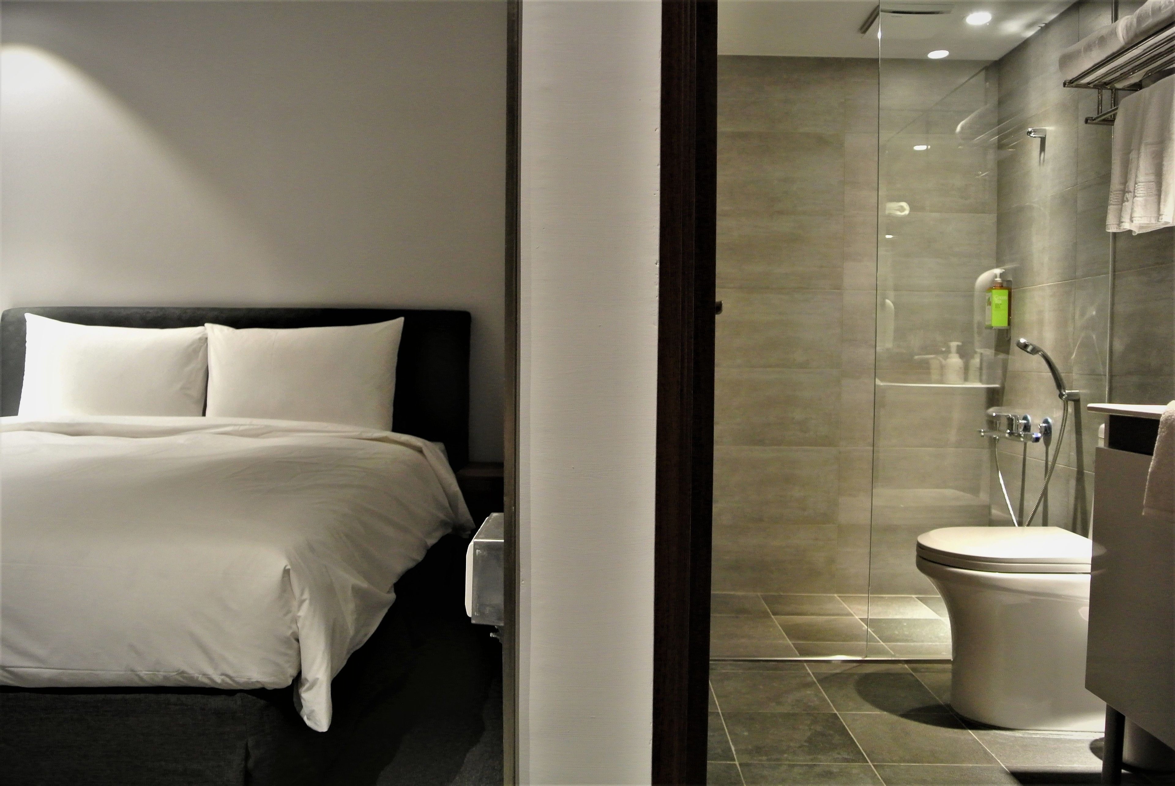 superior double room | desk, laptop workspace, blackout curtains, soundproofing