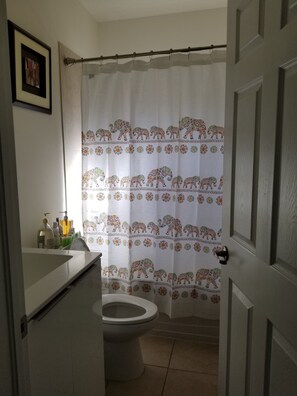 Hair dryer, towels, soap, shampoo - Comfort, Serenity, Relaxation Vacation Home located in Homestead, Florida. (Homestead)