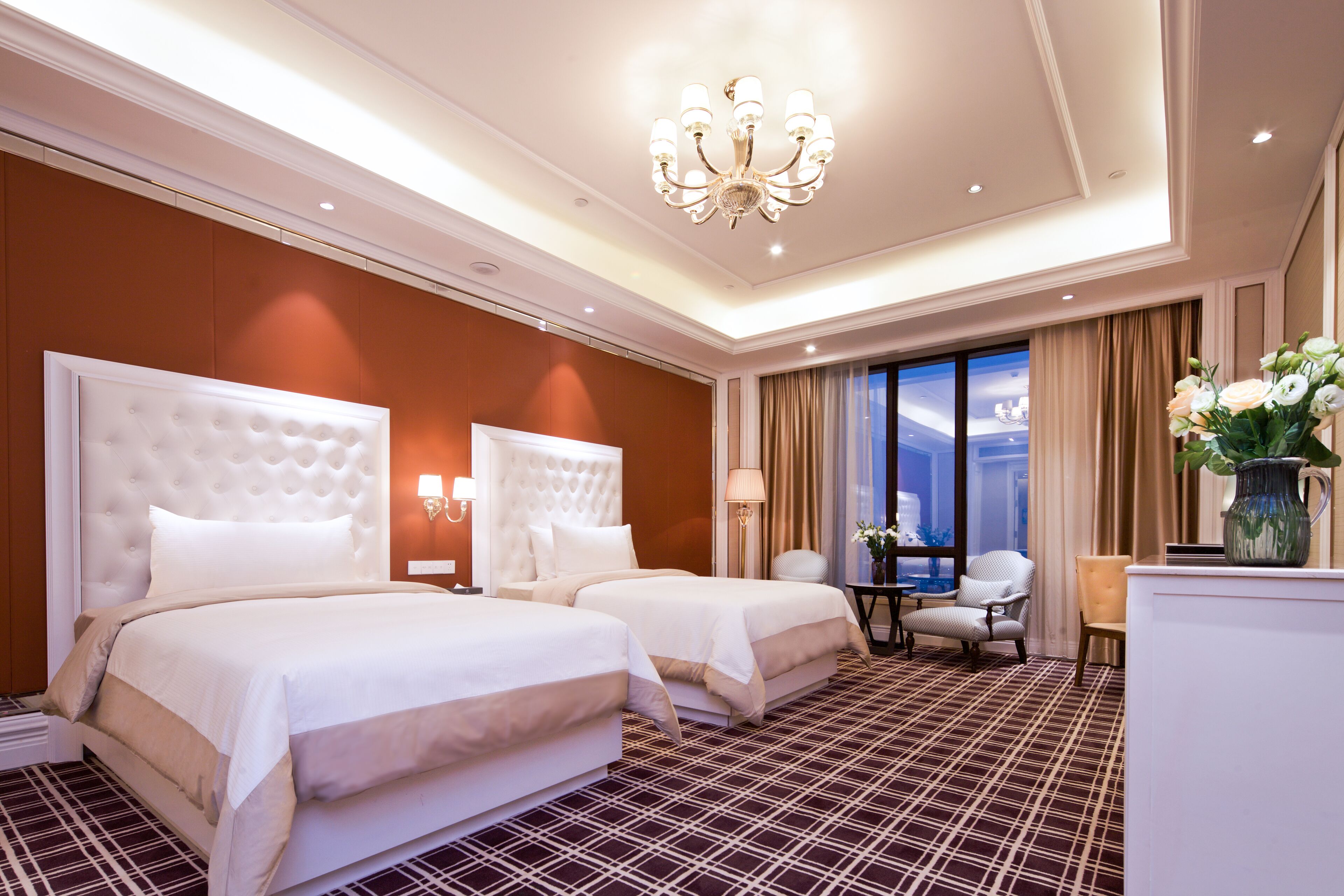 presidential suite | premium bedding, down duvets, minibar, in-room safe