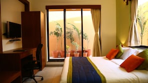 Habitación ejecutiva | 1 dormitorio, sábanas italianas Frette, ropa de cama de alta calidad