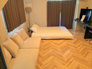 舒适双人房, 1 张双人床 | 1 多间卧室、办公桌、笔记本电脑工作区、床单