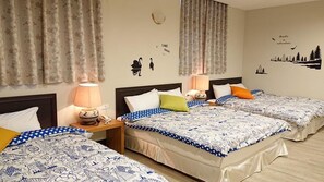 Familienzimmer, Gartenblick | Schreibtisch, schallisolierte Zimmer, kostenloses WLAN