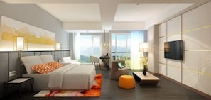 家庭套房 | 房內夾萬、書桌、熨斗/熨衫板、免費 Wi-Fi