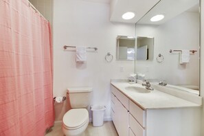 Combined shower/bathtub