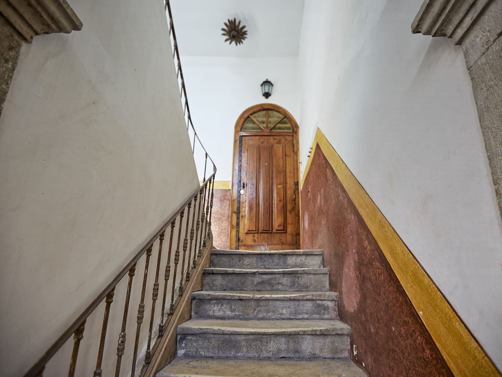 Interior entrance