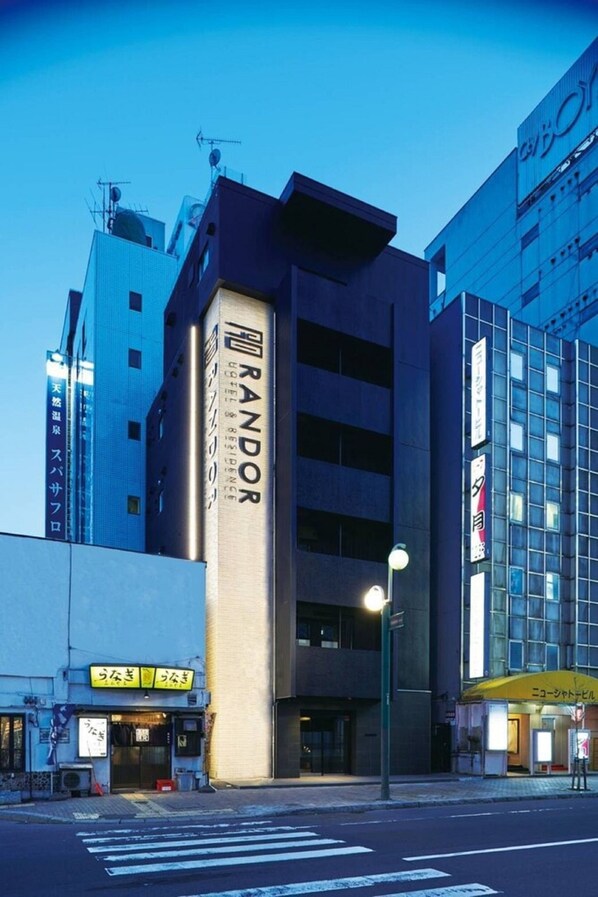 Front of property – evening/night