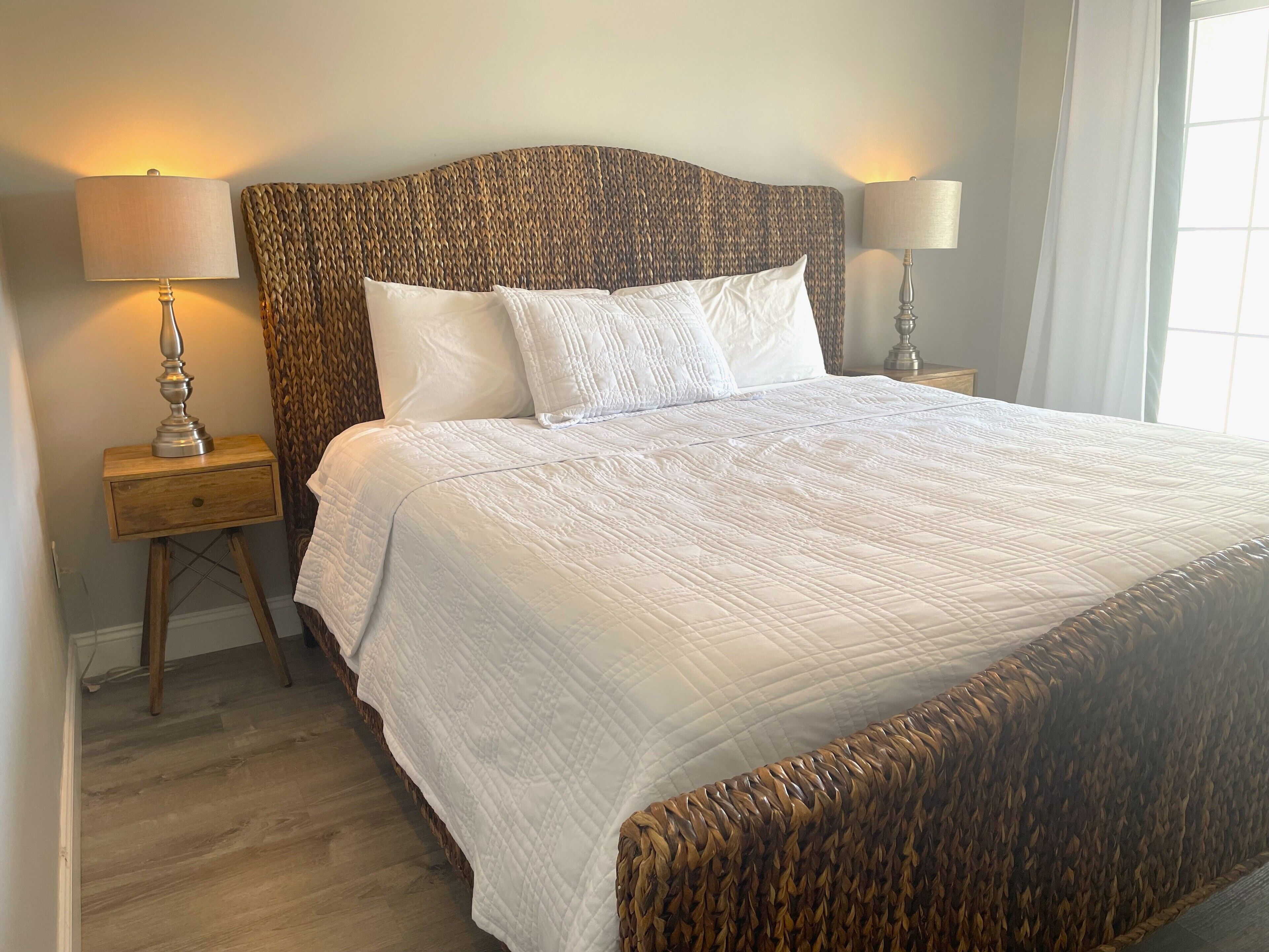 2 dormitorios, tabla de planchar con plancha, wifi y ropa de cama