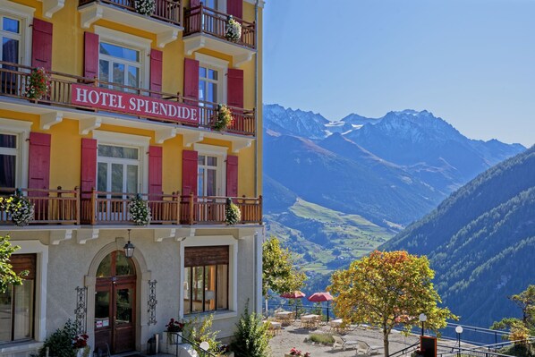 Fassade der Unterkunft