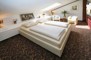 1 chambre, literie hypoallergénique, minibar, bureau