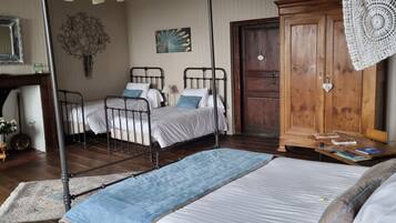 Family Room, Multiple Beds | Premium bedding, individually decorated, individually furnished, desk