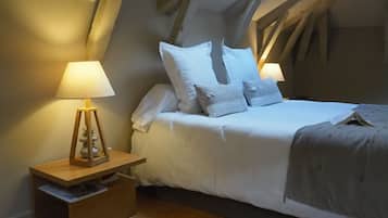 Quarto casal conforto, 1 cama de casal | Roupas de cama premium, individualmente decorados