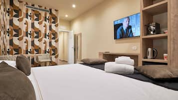 Draps en coton égyptien, literie de qualité supérieure, minibar