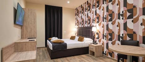 Een douche, gratis toiletartikelen, een haardroger, pantoffels