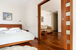 1 多间卧室、熨斗/熨衣板、免费 WiFi、床单