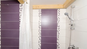 Studio | Badezimmer | Dusche, Haartrockner, Handtücher