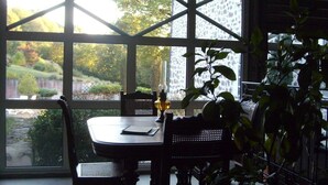 Uitzicht vanuit accommodatie