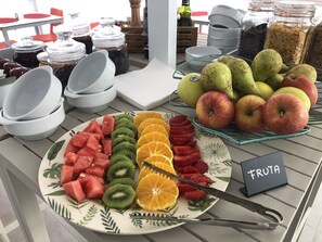 Daily buffet breakfast (EUR 10 per person)