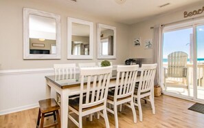 Dining - Misty Morning South - Oceanfront 4BR Home; Dog Friendly! (Surf City)