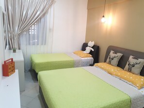 3 bedrooms, iron/ironing board, free WiFi, bed sheets