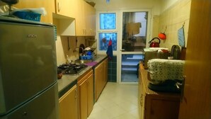 Appartement Ville, 2 chambres | Cuisine privée | Cafétière à espresso, réfrigérateur, four à micro-ondes, un four